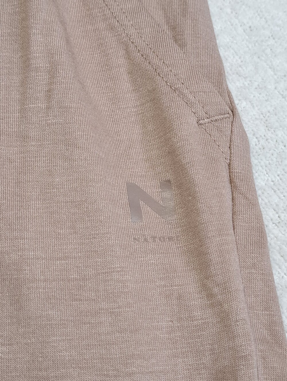 Natori Lounge Pants Size Large Taupe PJ Pants Casual Neutral Relaxed Flowy Light - Picture 11 of 12